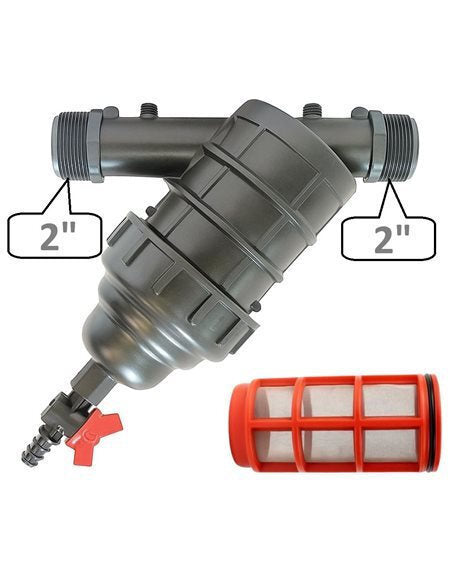 Φίλτρο Γραμμής Υδροκυκλωνικό Σίτας 1 1/2'' x 1 1/2'' 120 Mesh 8Atm Palaplast | My Store