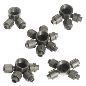 Πολυφίς Σταλακτηφόρου σωλήνα Τετραπλό Χιαστό Φ20mm x 1΄΄ Palaplast | My Store