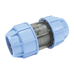 Σύνδεσμος Ράκορ Κοχλιωτό 16Atm Μπλέ χρώμα Φ25mm χ Φ25mm Palaplast | My Store