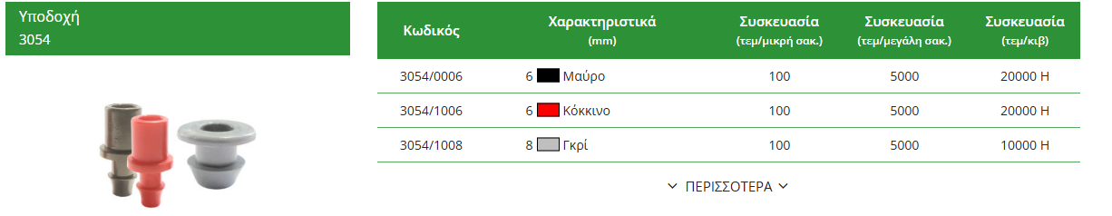 Υποδοχή μικροάρδευσης 8mm Palaplast γκρί