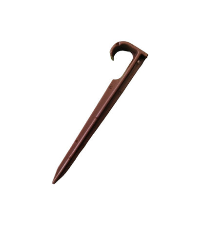 Γάντζος εδάφους καφέ για σωλήνα άρδευσης Φ16 Φ20