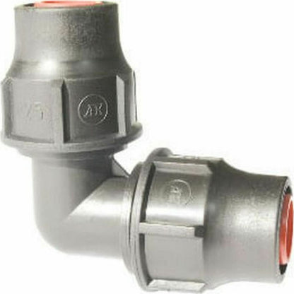 Palaplast 3300/2525 Γωνία Σωλήνων Ποτίσματος 6atm Τύπου Lock 25x25mm | My Store