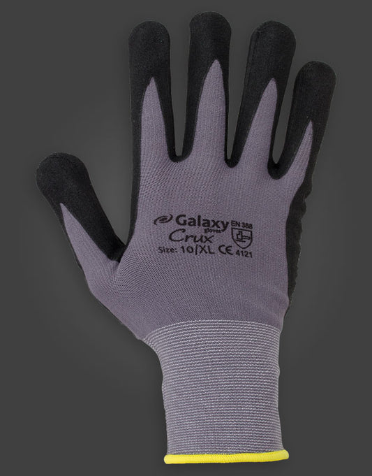 galaxy crux γάντια νιτριλίου με κόκκους - 0