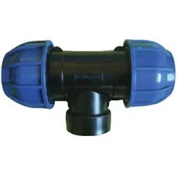 Τάφ Ρακόρ Θηλυκό Κοχλιωτό 10atm Φ90 x 3'' x Φ90mm Μπλε Palaplast | My Store